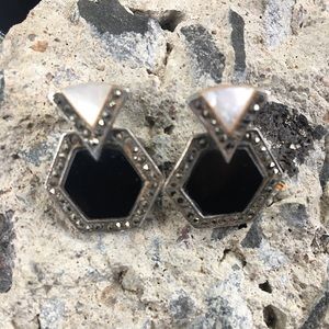 Vintage Rhinestone Fashion Earrings!